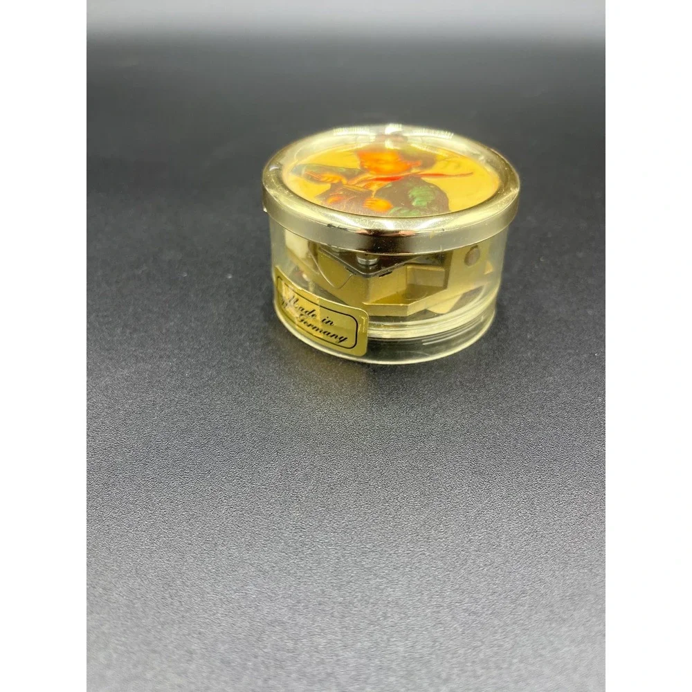 Vintage Hummel Music Box, The Wanderer, Swiss Movement